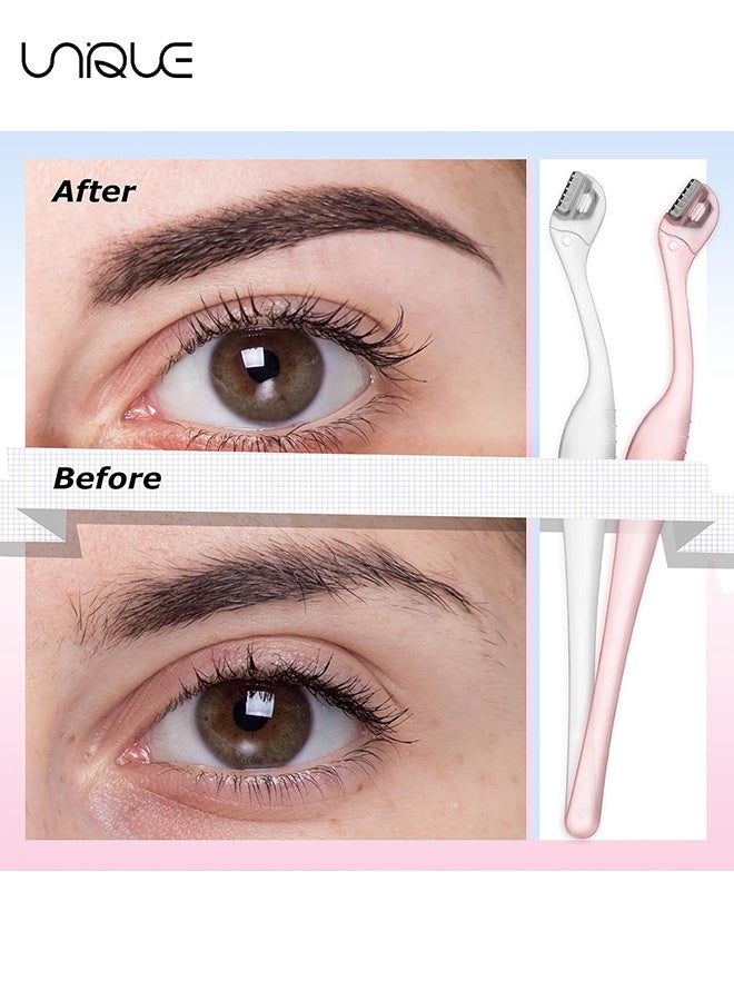 Unique 6 PCS Eyebrow Razor - 3 Colors - Portable Min Eyebrow Razors, Ultra Thin Foil Safety Design Shaving Removal Tool with Precision Cover - Image 4